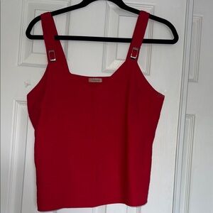 J. Crew Women's Red Sleeveless Top. Brazilian